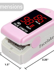 Load image into Gallery viewer, FL400 Pulse Oximeter, with Carrying Case & Batteries, lanyard, pink