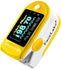 FL350 Pulse Oximeter, with Carrying Case & Batteries, lanyard, Yellow, FDA 510(k) cleared