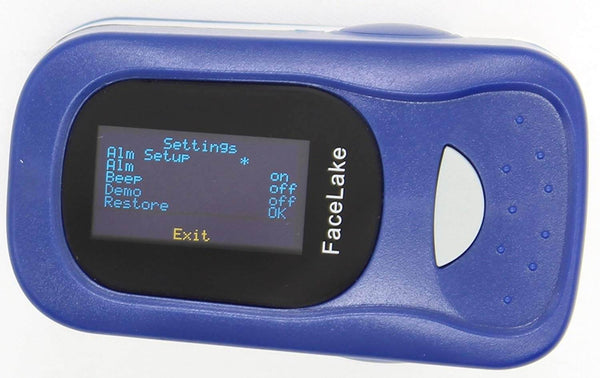 FL100/FL420 Pulse Oximeter with Alarm, Blood Oxygen Monitor