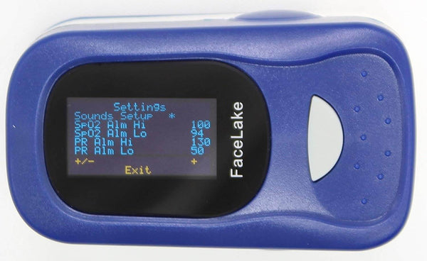 FL100/FL420 Pulse Oximeter with Alarm, Blood Oxygen Monitor