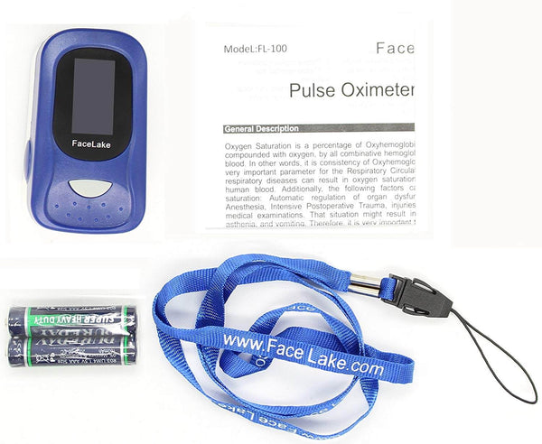 FL100/FL420 Pulse Oximeter with Alarm, Blood Oxygen Monitor