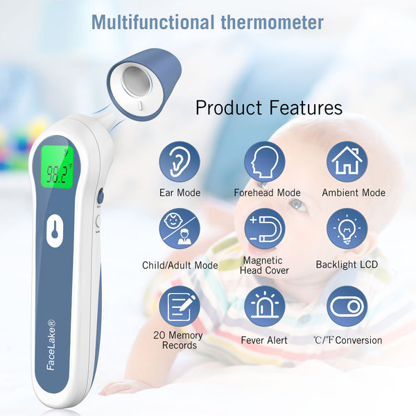 FaceLake FT98 Non Contact Dual Mode Infrared Thermometer