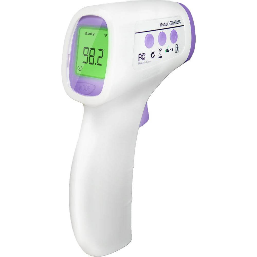 Facelake HTD8808C Non Contact Temporal Thermometer, LCD Display Adults/Kids