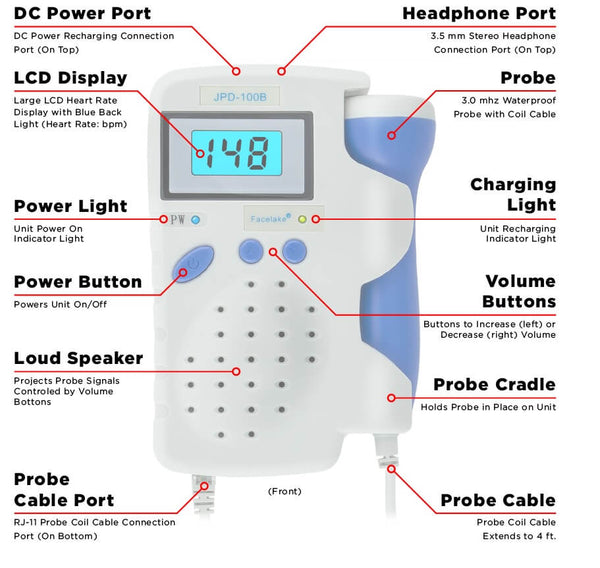 JPD-100B/FL-100B Fetal Doppler