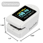 Load image into Gallery viewer, FL350 Pulse Oximeter, with Carrying Case &amp; Batteries, Lanyard, White, FDA 510(k) cleared
