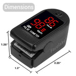 Load image into Gallery viewer, FL400 Pulse Oximeter with Neck/Wrist Cord, Carrying Case and Batteries, Black
