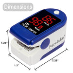 Load image into Gallery viewer, FL400 Pulse Oximeter with Neck/Wrist Cord, Carrying Case and Batteries, Blue
