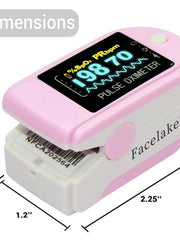 Load image into Gallery viewer, FL350 Pulse Oximeter, with Carrying Case &amp; Batteries, Lanyard, Pink