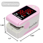 Load image into Gallery viewer, FL400 Pulse Oximeter, with Carrying Case &amp; Batteries, lanyard, pink

