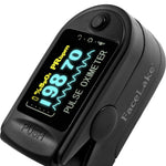 Load image into Gallery viewer, FL350 Pulse Oximeter, with Carrying Case &amp; Batteries, Black
