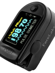 Load image into Gallery viewer, FL350 Pulse Oximeter, with Carrying Case &amp; Batteries, Black