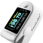 Load image into Gallery viewer, FL350 Pulse Oximeter, with Carrying Case &amp; Batteries, Lanyard, White, FDA 510(k) cleared
