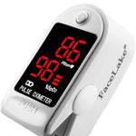 Load image into Gallery viewer, FL400 Pulse Oximeter with Carrying Case, Batteries, Lanyard, White, FDA 510(k) cleared
