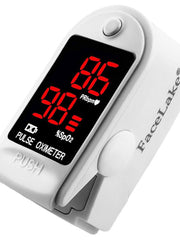 Load image into Gallery viewer, FL400 Pulse Oximeter with Carrying Case, Batteries, Lanyard, White, FDA 510(k) cleared