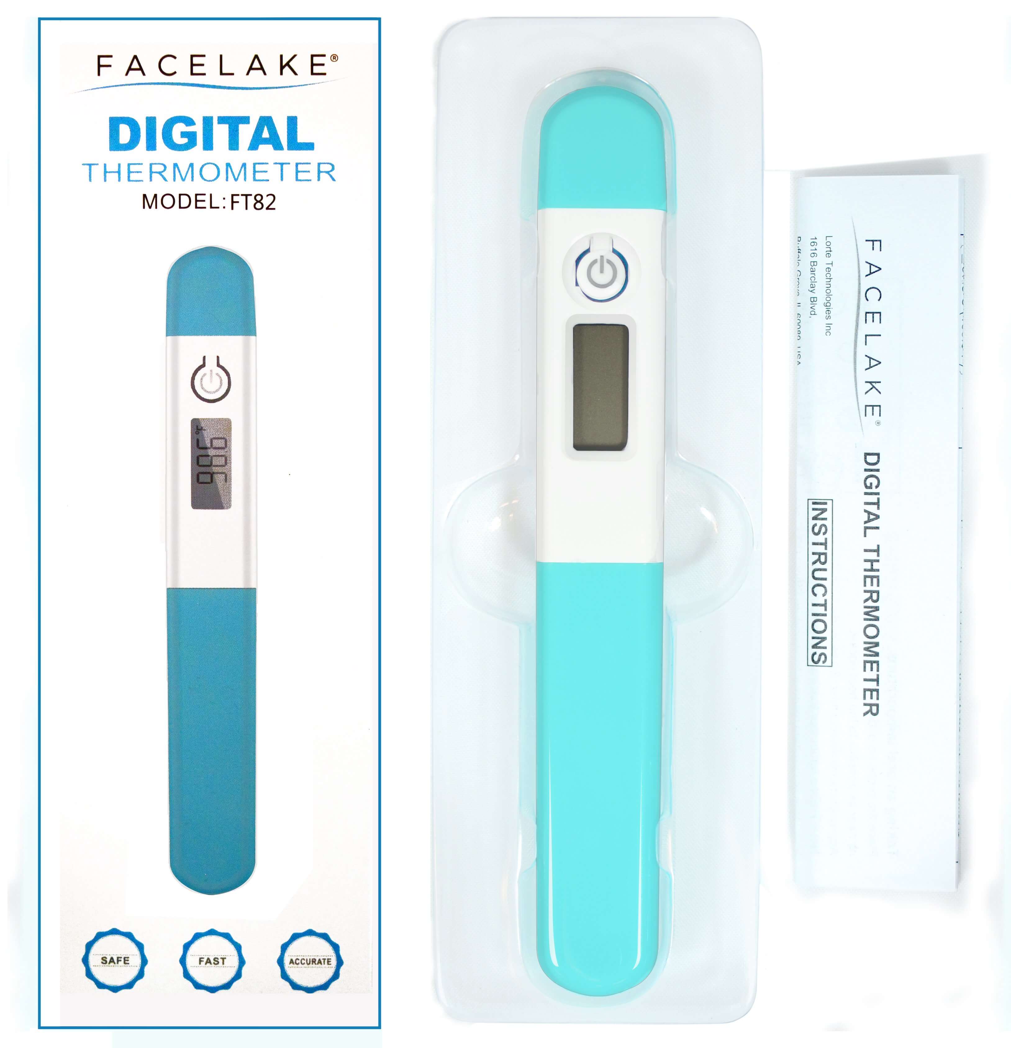 FT82 Digital Thermometer for Oral, Armpit or Rectal Temperature
