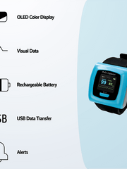 Load image into Gallery viewer, CMS-50F Wristband Pulse Oximeter with Software