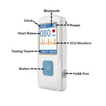 Load image into Gallery viewer, FL10 Portable ECG Monitor with Bluetooth, APP and PC software
