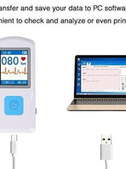 Load image into Gallery viewer, FL10 Portable ECG Monitor with Bluetooth, APP and PC software
