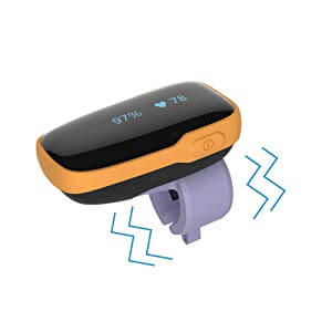 FL310 Pulse Oximeter with Vibration Alarm for IOS and Android