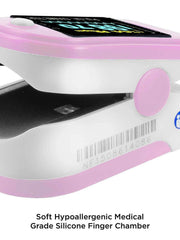Load image into Gallery viewer, FL350 Pulse Oximeter, with Carrying Case &amp; Batteries, Lanyard, Pink