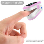 Load image into Gallery viewer, FL350 Pulse Oximeter, with Carrying Case &amp; Batteries, Lanyard, Pink
