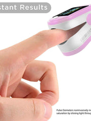 Load image into Gallery viewer, FL350 Pulse Oximeter, with Carrying Case &amp; Batteries, Lanyard, Pink