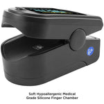 Load image into Gallery viewer, FL350 Pulse Oximeter, with Carrying Case &amp; Batteries, Black
