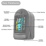 Load image into Gallery viewer, FL350 Pulse Oximeter, with Carrying Case &amp; Batteries, Black
