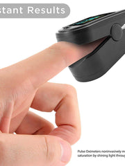 Load image into Gallery viewer, FL350 Pulse Oximeter, with Carrying Case &amp; Batteries, Black