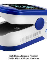 Load image into Gallery viewer, FL350 Pulse Oximeter with Lanyard, Carrying Case &amp; Batteries, Blue