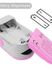 Load image into Gallery viewer, FL350 Pulse Oximeter, with Carrying Case &amp; Batteries, Lanyard, Pink