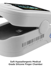Load image into Gallery viewer, FL350 Pulse Oximeter, with Carrying Case &amp; Batteries, Lanyard, White, FDA 510(k) cleared