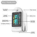 Load image into Gallery viewer, FL400 Pulse Oximeter with Carrying Case, Batteries, Lanyard, White, FDA 510(k) cleared
