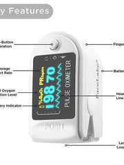 Load image into Gallery viewer, FL400 Pulse Oximeter with Carrying Case, Batteries, Lanyard, White, FDA 510(k) cleared