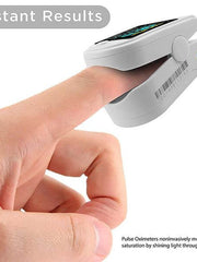 Load image into Gallery viewer, FL400 Pulse Oximeter with Carrying Case, Batteries, Lanyard, White, FDA 510(k) cleared