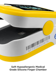 Load image into Gallery viewer, FL350 Pulse Oximeter, with Carrying Case &amp; Batteries, lanyard, Yellow, FDA 510(k) cleared