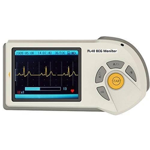 FL40 Handheld ECG Monitor , color screen , real time PC view