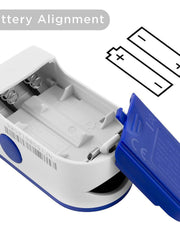 Load image into Gallery viewer, FL400 Pulse Oximeter with Neck/Wrist Cord, Carrying Case and Batteries, Blue