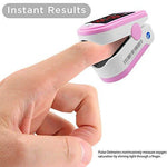 Load image into Gallery viewer, FL400 Pulse Oximeter, with Carrying Case &amp; Batteries, lanyard, pink
