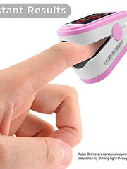 Load image into Gallery viewer, FL400 Pulse Oximeter, with Carrying Case &amp; Batteries, lanyard, pink
