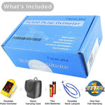Load image into Gallery viewer, FL400 Pulse Oximeter with Neck/Wrist Cord, Carrying Case and Batteries
