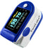 FL350 Pulse Oximeter with Lanyard, Carrying Case & Batteries, Blue