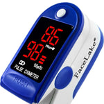 Load image into Gallery viewer, FL400 Pulse Oximeter with Neck/Wrist Cord, Carrying Case and Batteries, Blue

