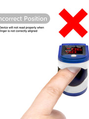 Load image into Gallery viewer, FL400 Pulse Oximeter with Neck/Wrist Cord, Carrying Case and Batteries, Blue