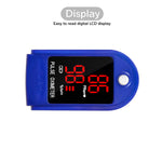 Load image into Gallery viewer, FL400 Pulse Oximeter with Neck/Wrist Cord, Carrying Case and Batteries, Blue

