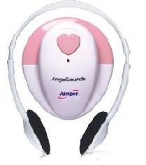 AngelSounds Fetal Doppler JPD-100S in Pink, Baby Heart Monitor